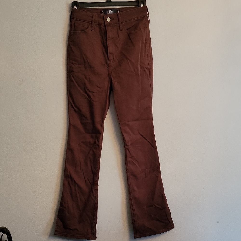Hollister Brown Flare Corduroy Jeans